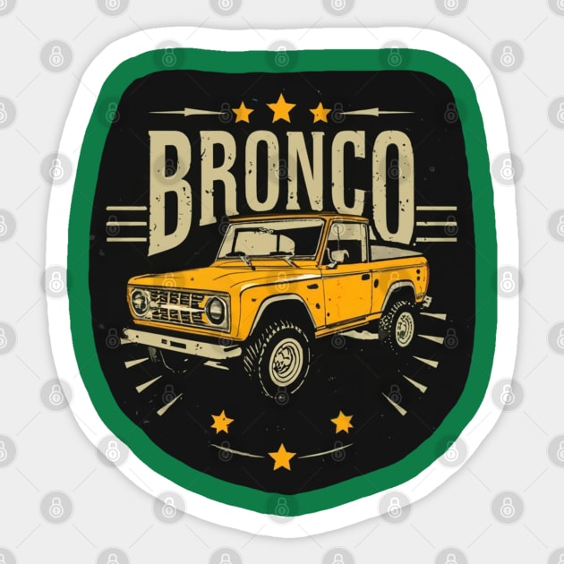 1979 Ford Truck / Bronco dentside Grille Plain Sticker by Aldrvnd